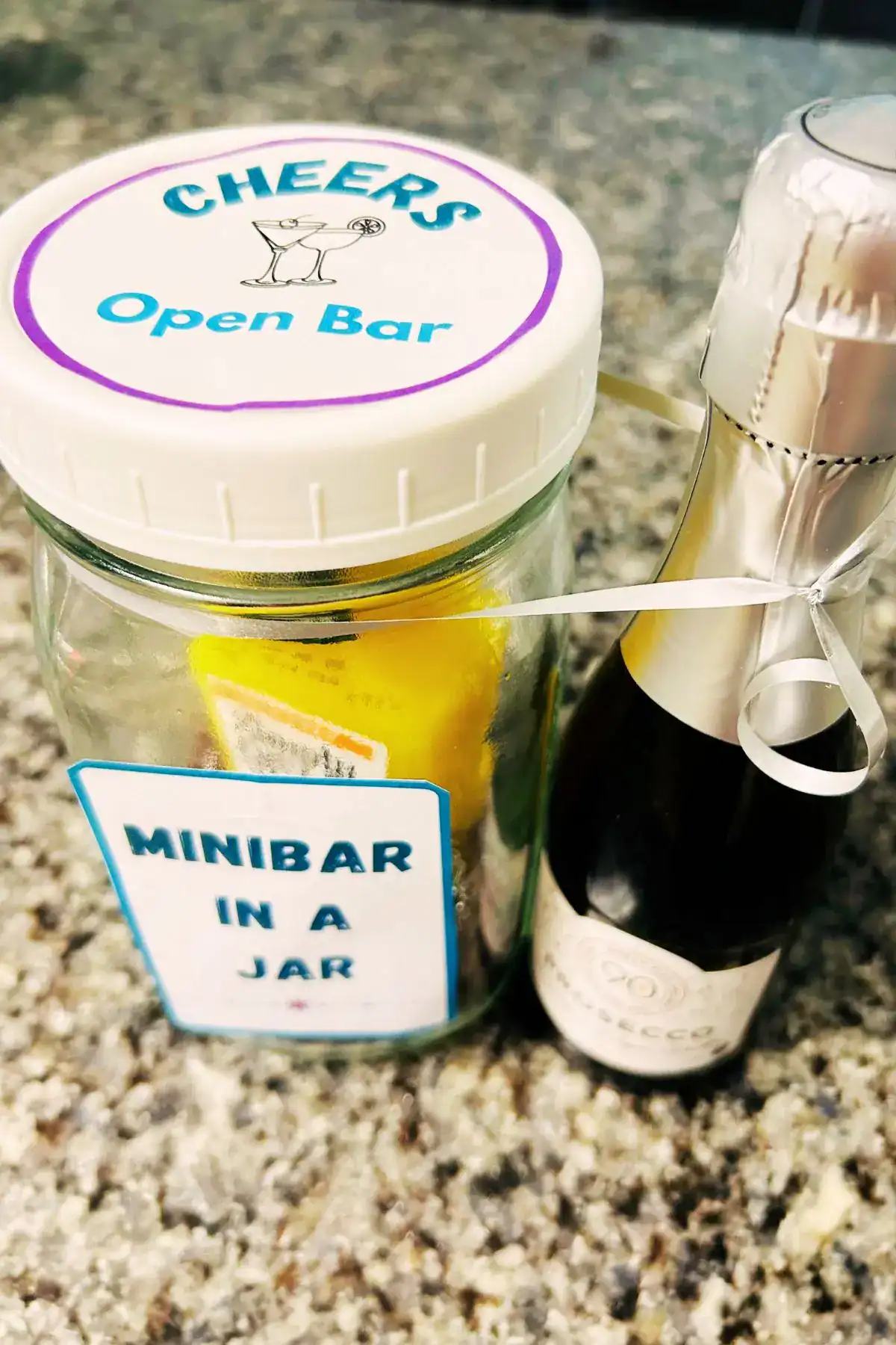 diy mini wine bar