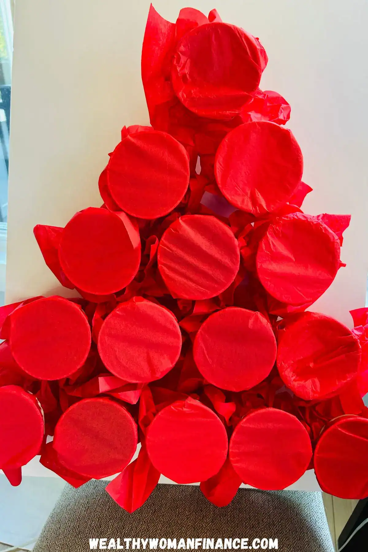 solo cup Christmas tree punch game for money, gift cards at party