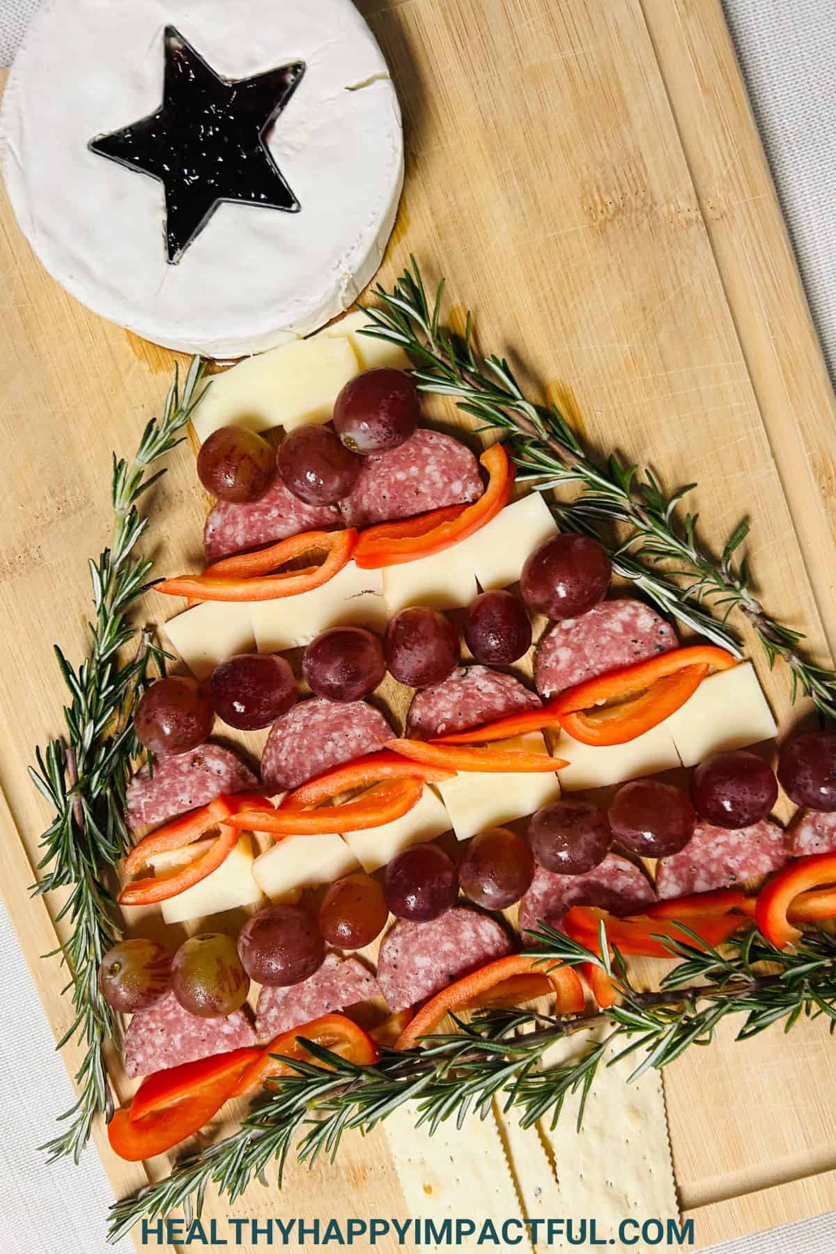 Christmas snack board