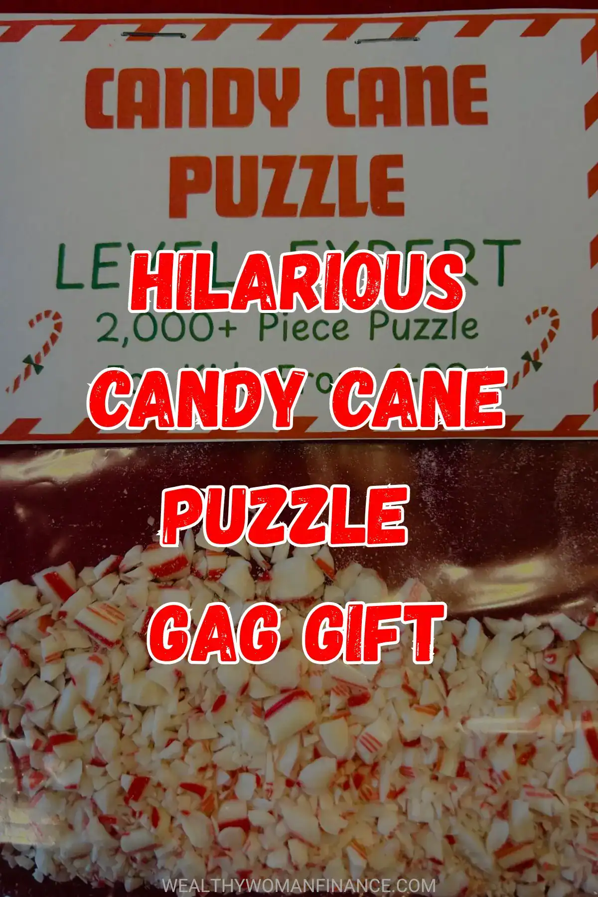 candy cane puzzle free printable tag joke bag topper