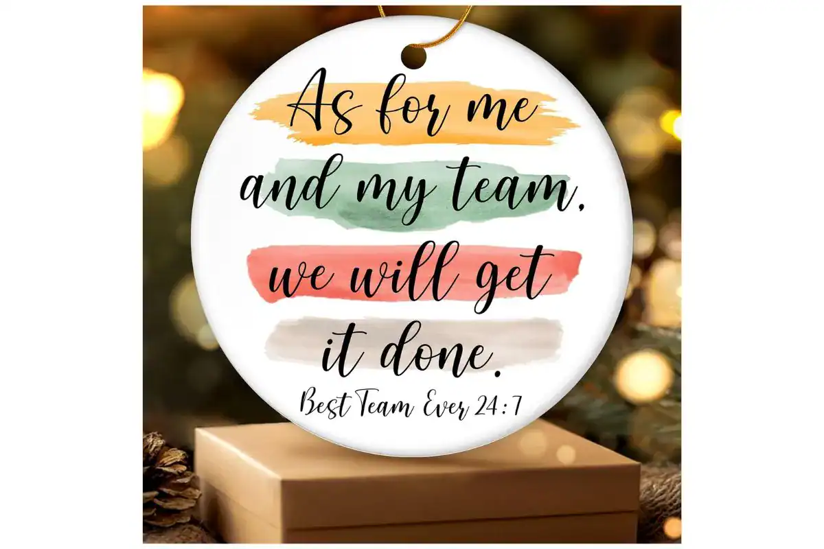 funny Christmas ornament; cheap gifts for coworkers