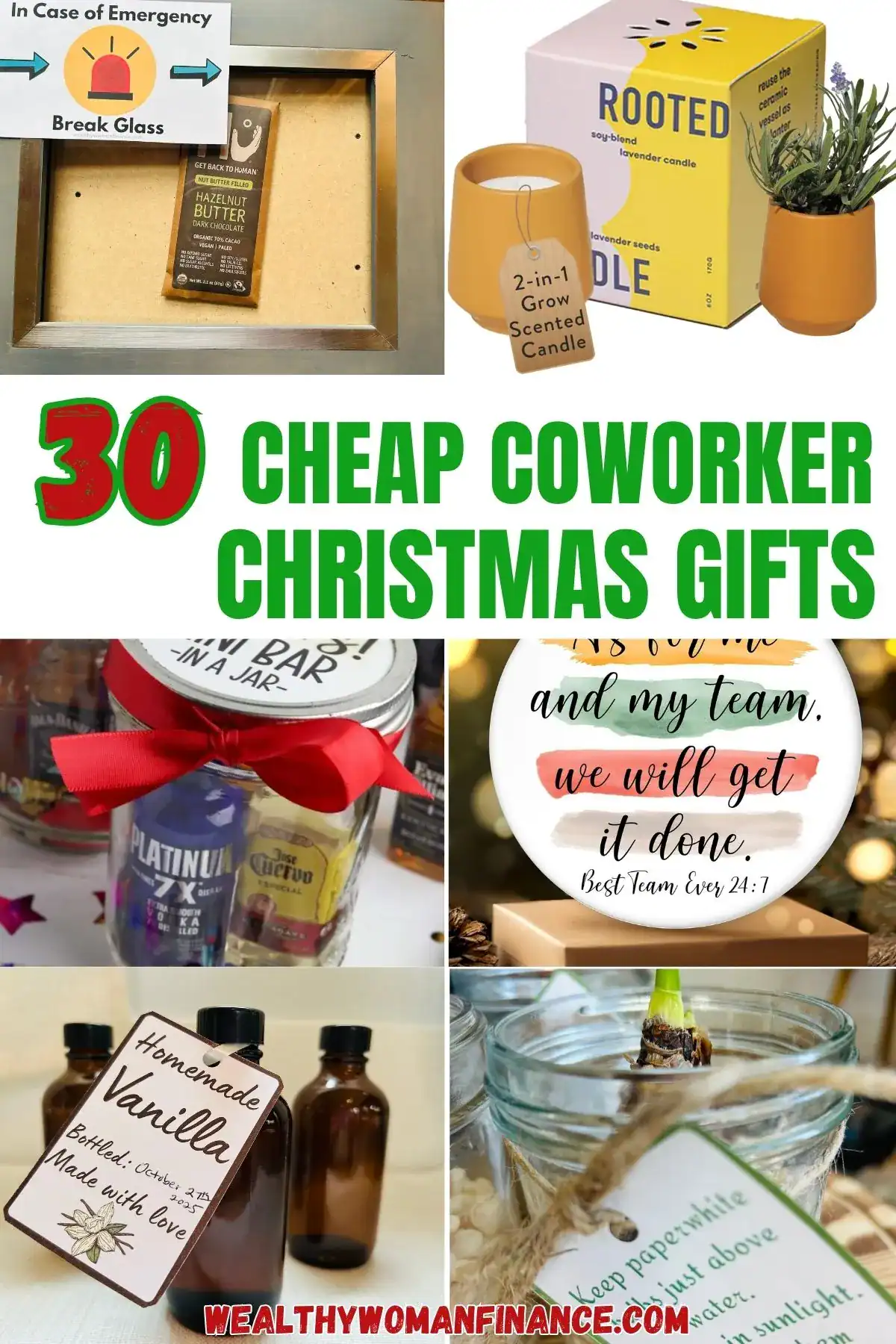 DIY cheap coworker Christmas gift ideas