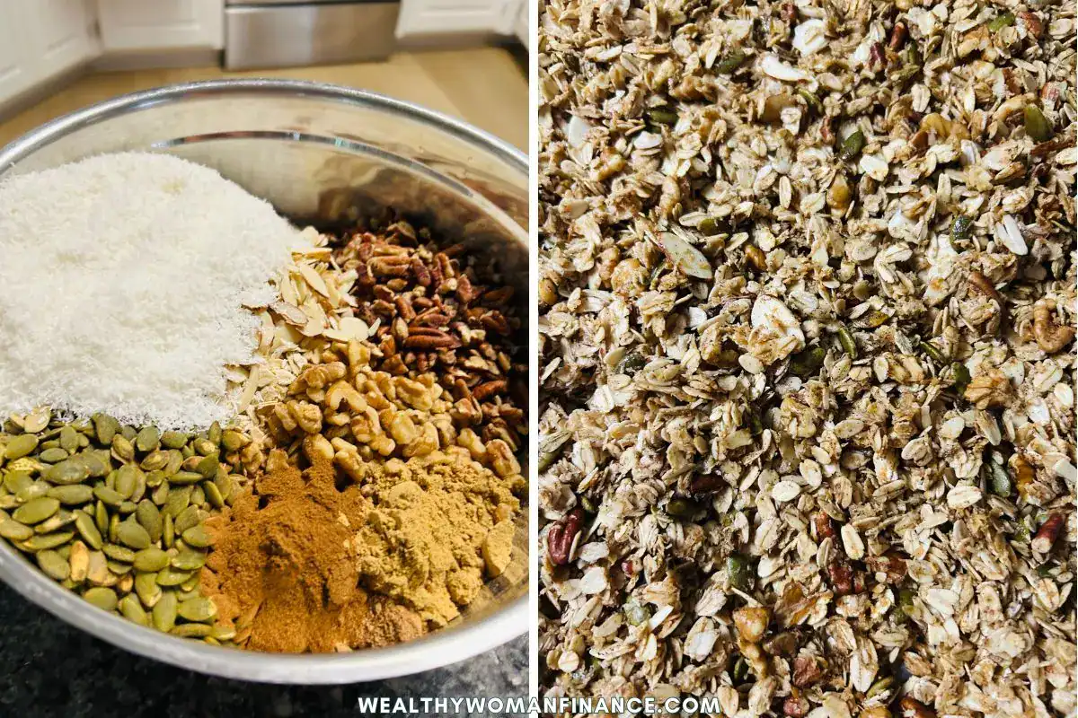 how to make granola in a jar pictures