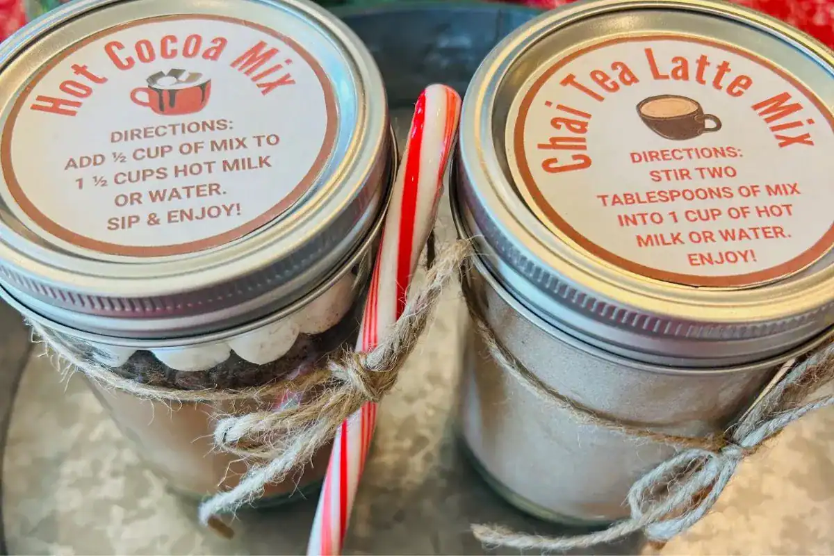 homemade drink gifts for Christmas