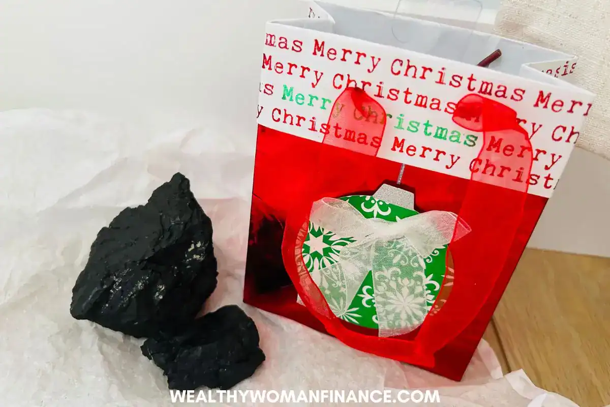 coal, white elephant gift, gag gift