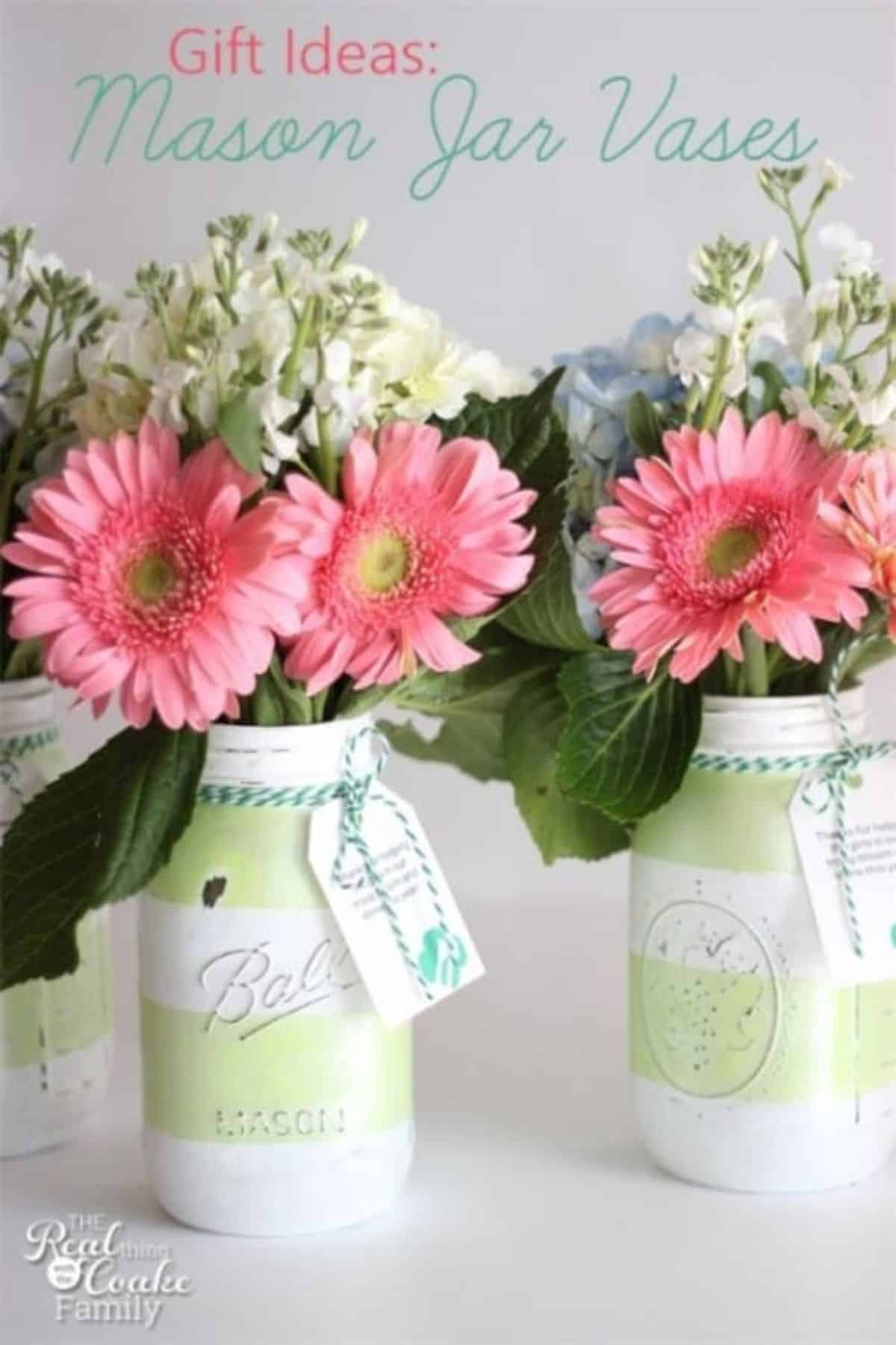 mason jar vases