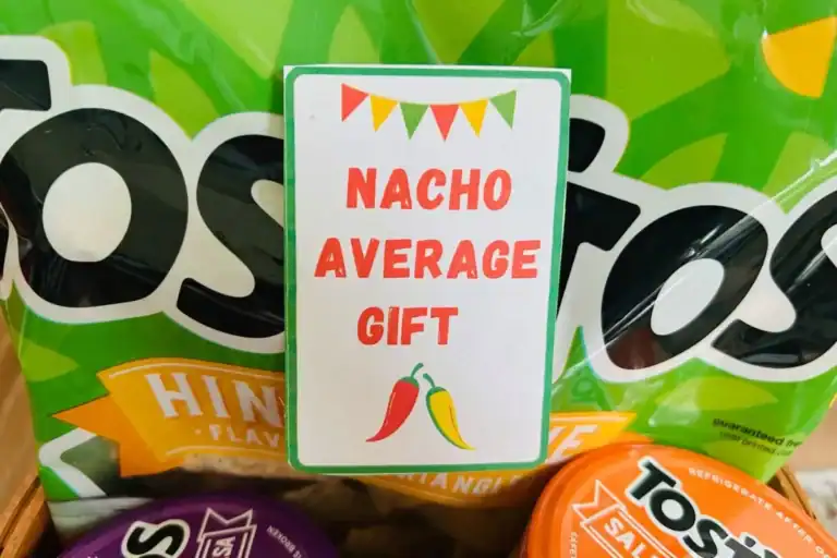 nacho average gift tag