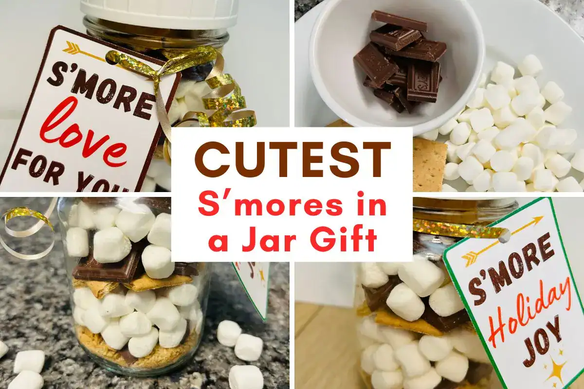 The Cutest S mores in a Jar Gift Idea (With Free Printable Tags The Cutest S mores in a Jar Gift Idea (With Free Printable Tags