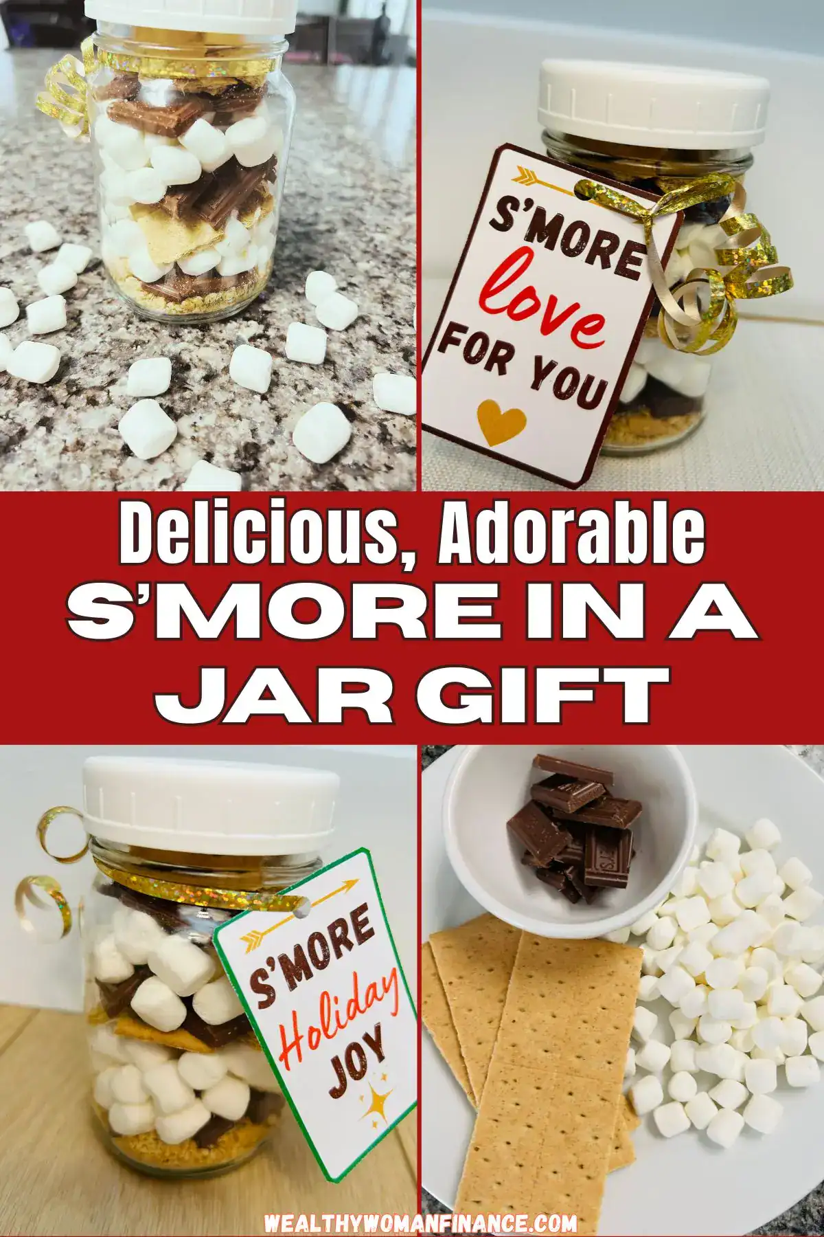 The Cutest S mores in a Jar Gift Idea (With Free Printable Tags The Cutest S mores in a Jar Gift Idea (With Free Printable Tags