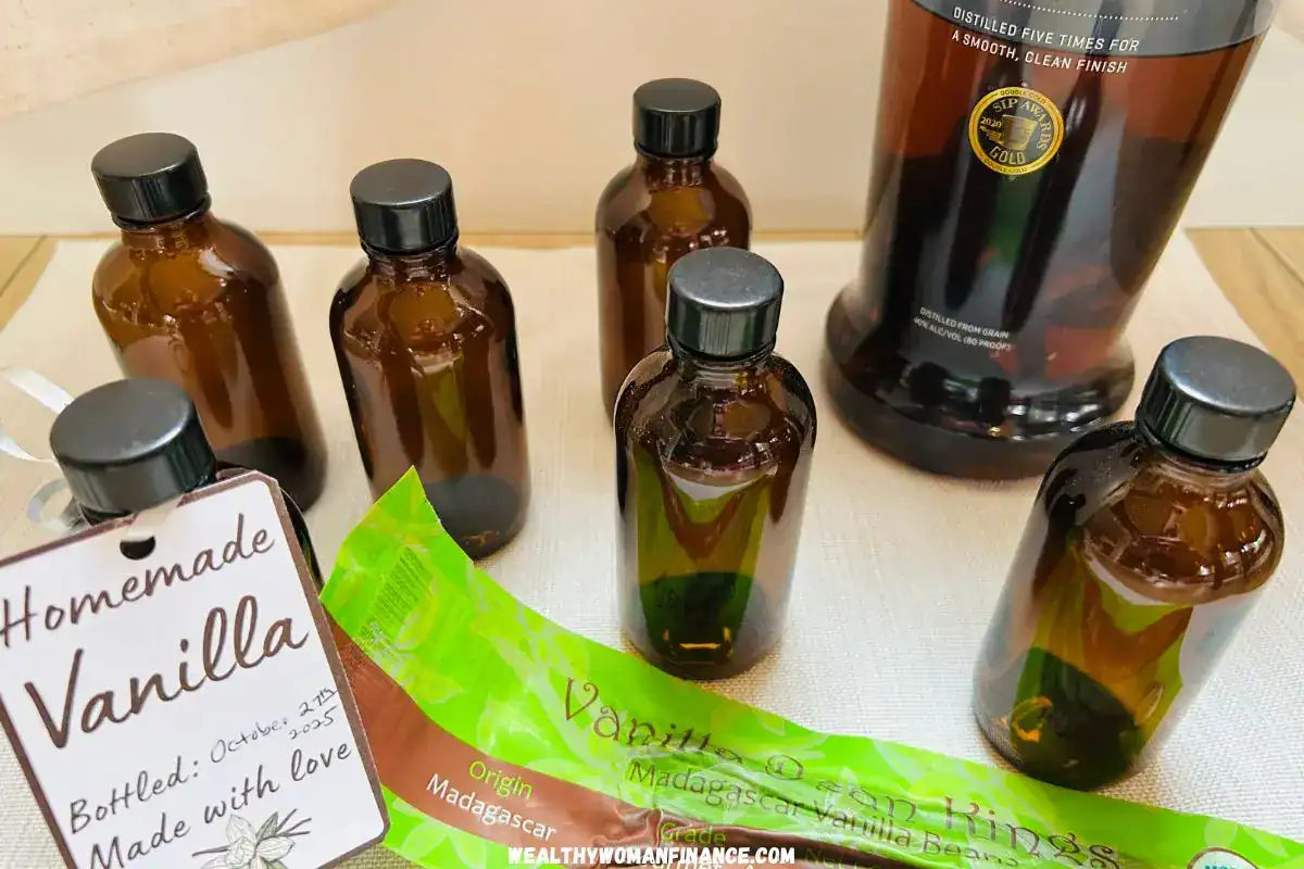 vanilla extract diy gift idea