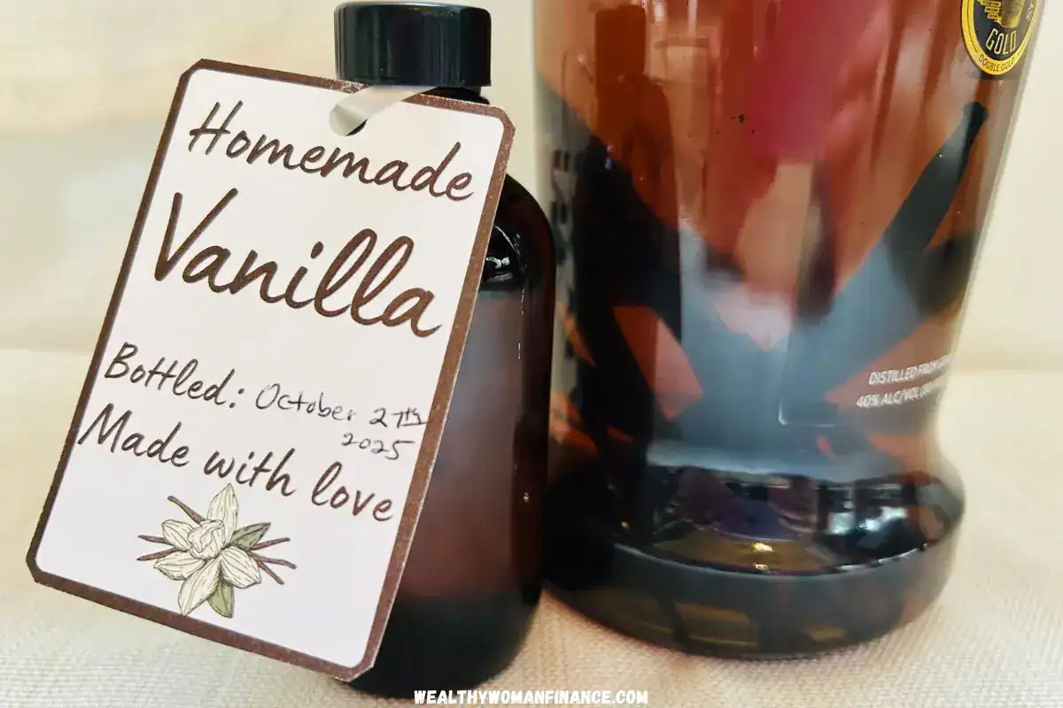 homemade vanilla extract gift