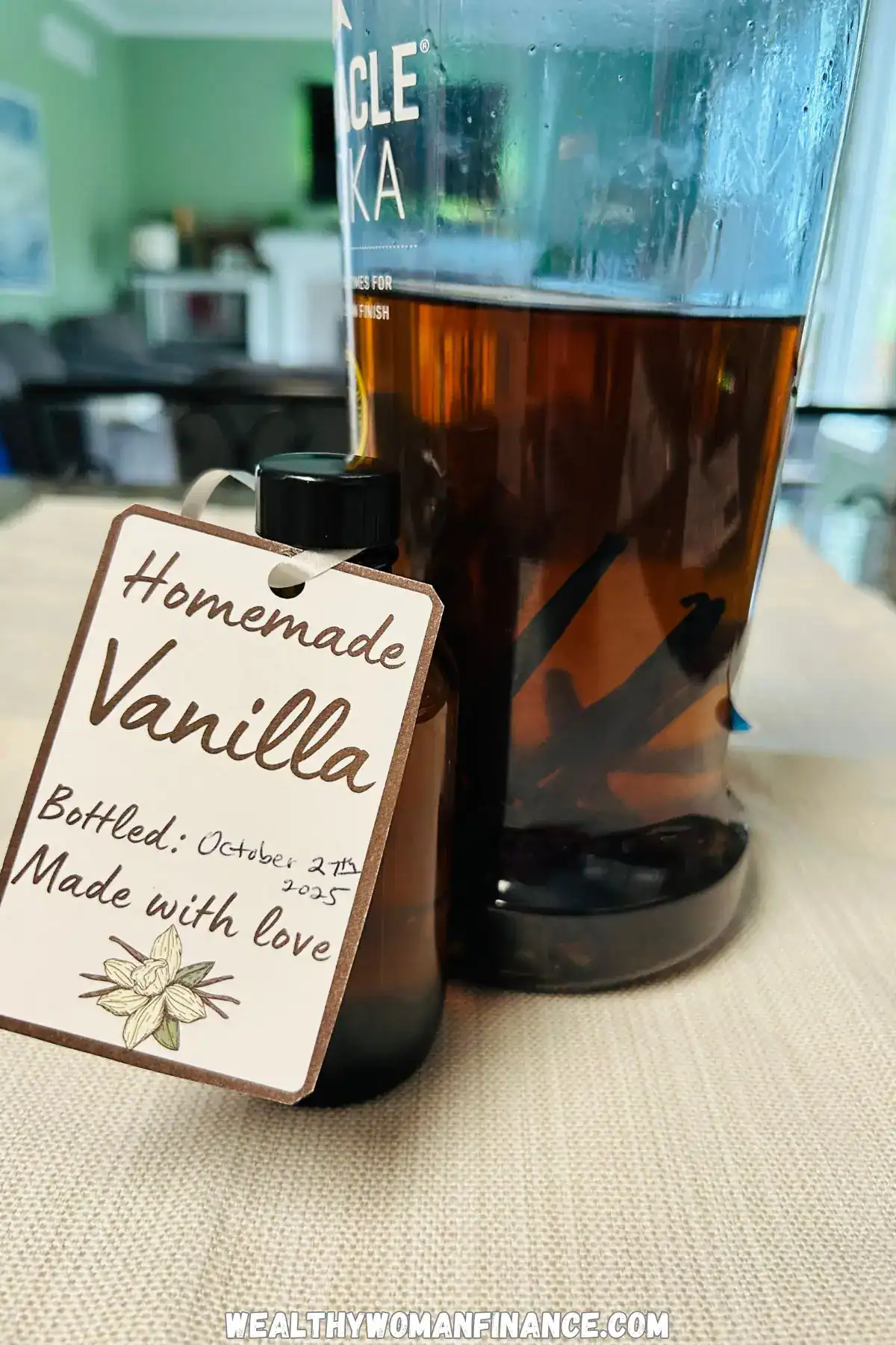 jar gifts diy homemade vanilla
