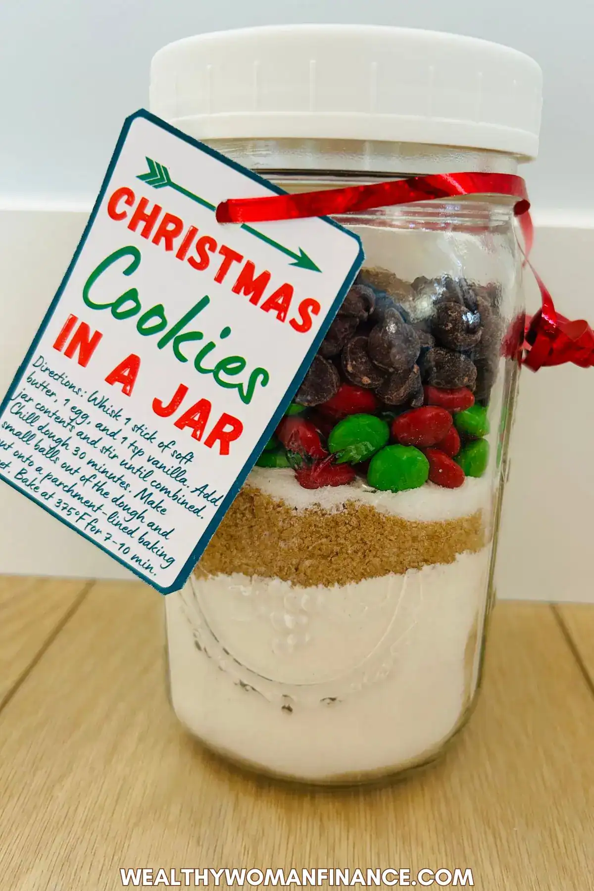 cookies mix in a jar