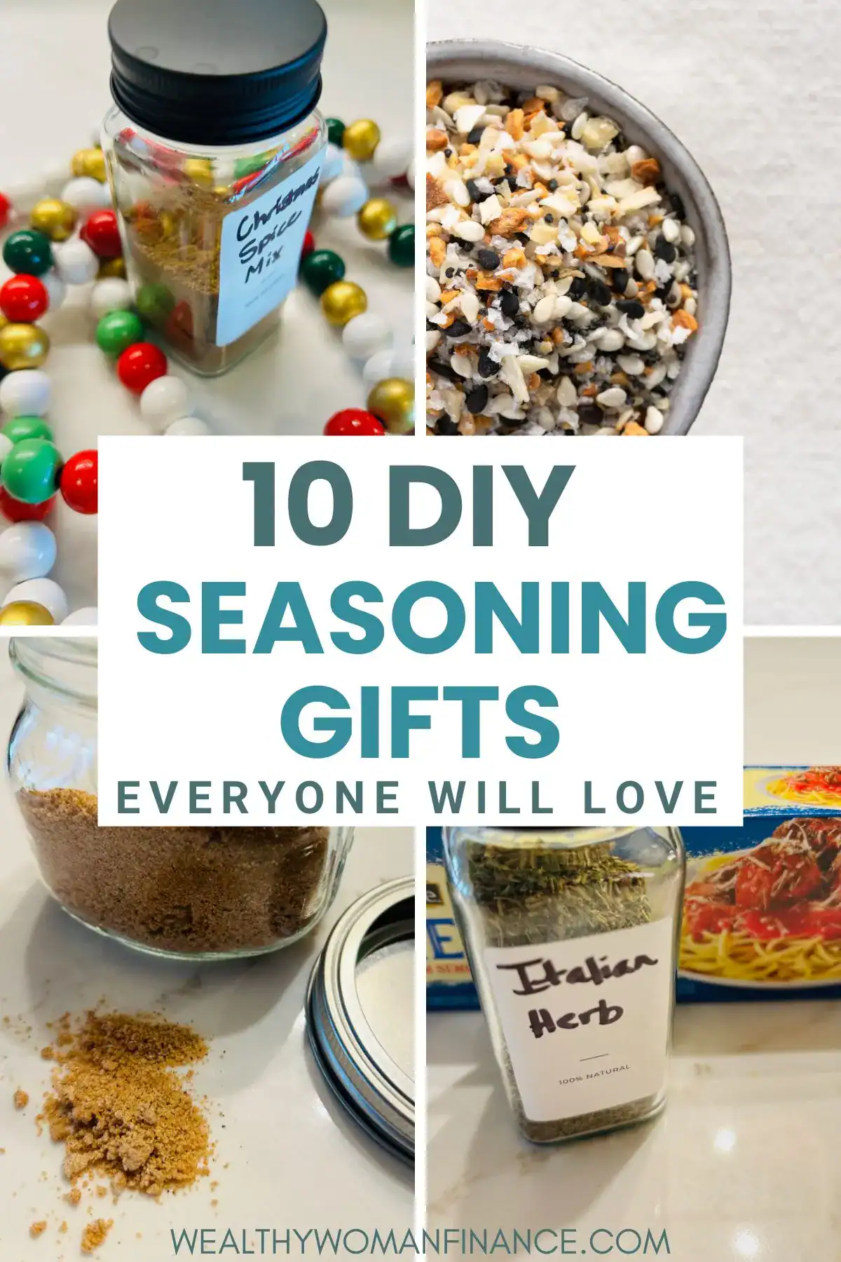 diy homemade seasoning mixes Christmas gifts; popcorn