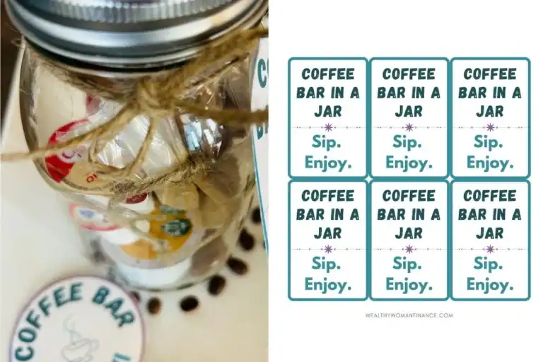 mason coffee bar in a jar