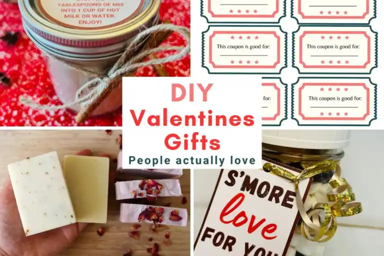 DIY homemade Valentine's Day gifts for him, her, kids, adults, friends