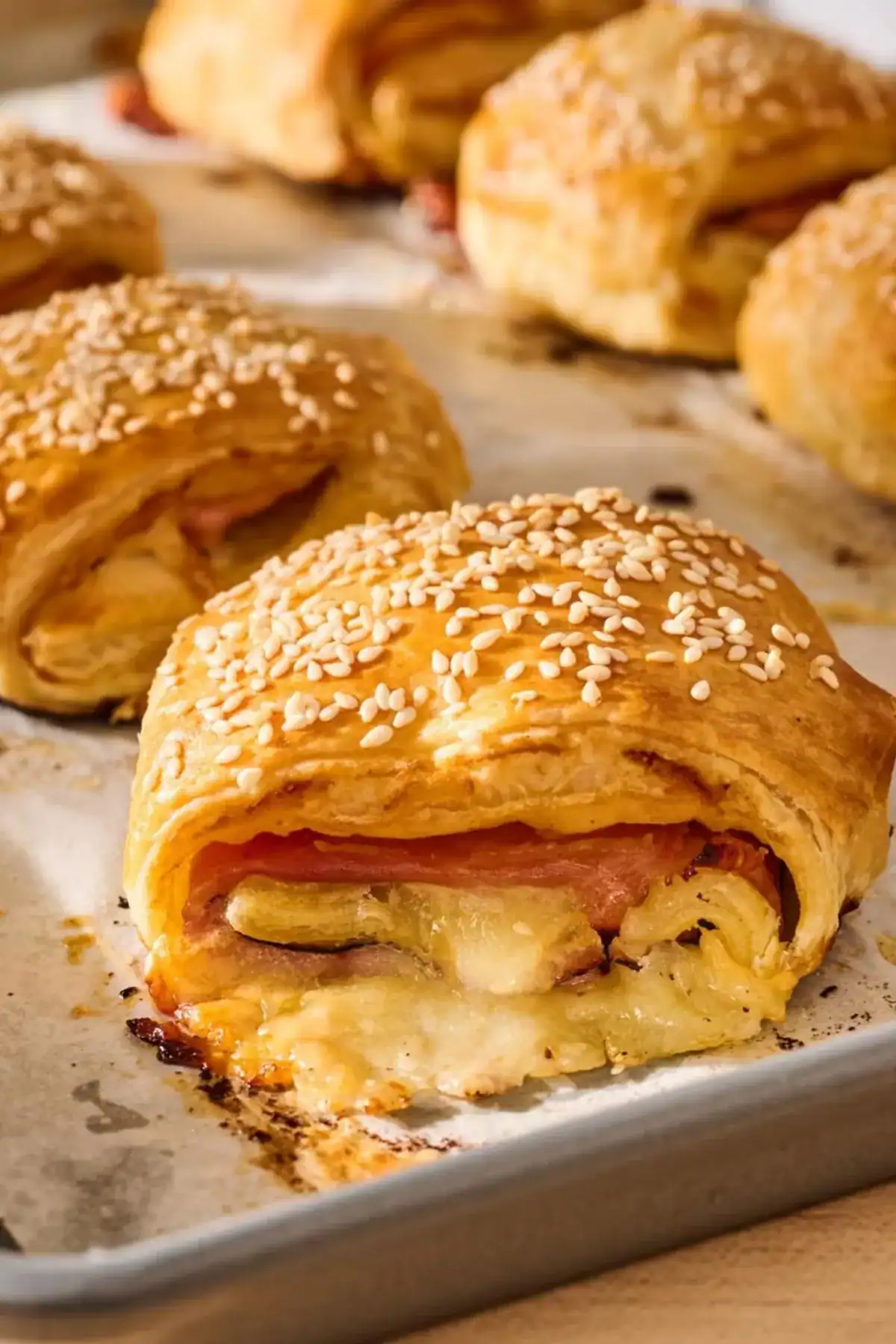 ham and cheese croissants