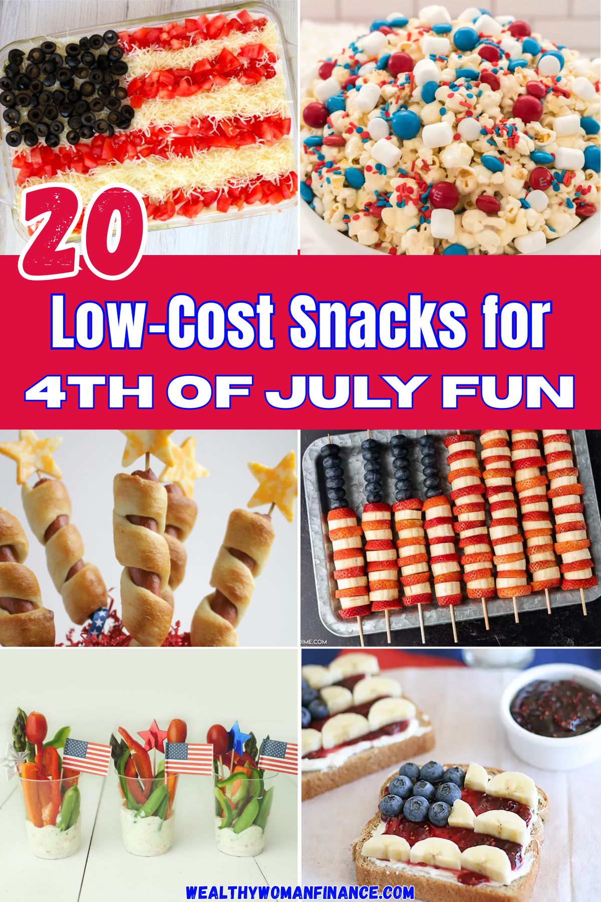 4th of july snacks ideas on a budget, cheap, low cost