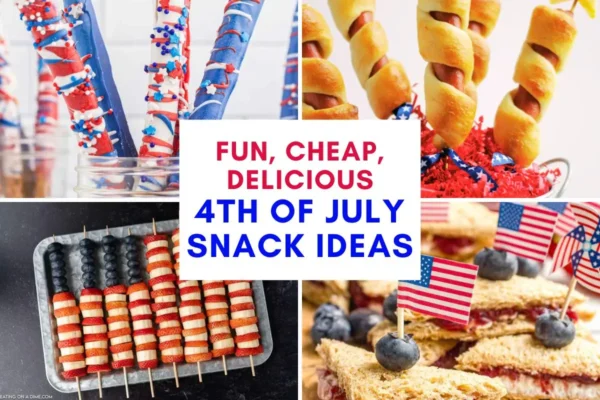 cheap 4th of july snack ideas for kids, teens, adults