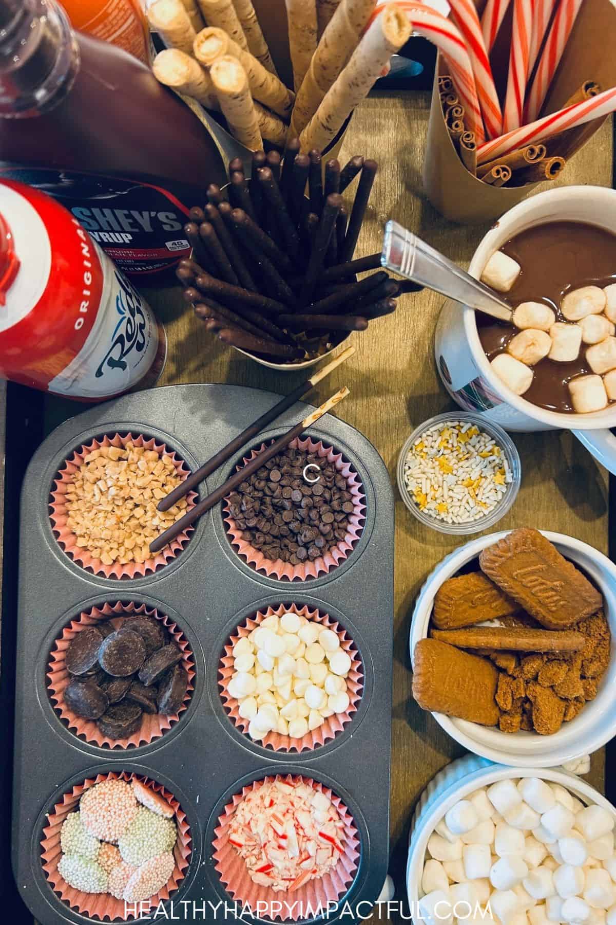 hot chocolate bar
